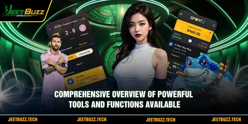 Comprehensive overview of powerful tools and functions available