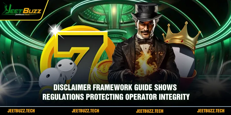 Disclaimer framework guide shows regulations protecting operator integrity