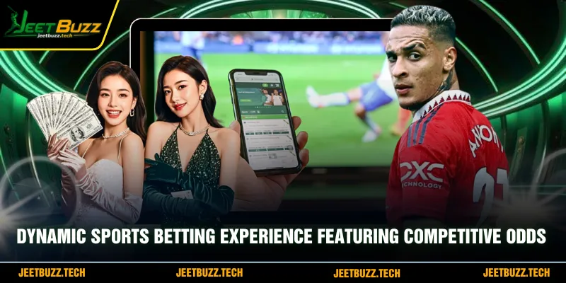 Dynamic sports betting experience featuring competitive odds