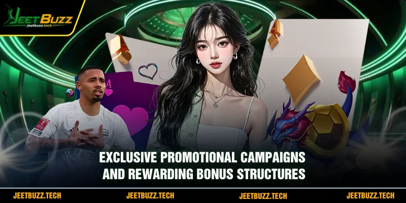 Exclusive promotional campaigns and rewarding bonus structures