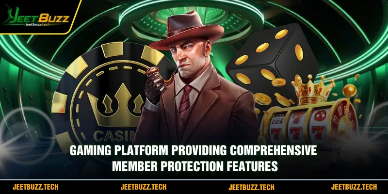 Gaming platform providing comprehensive member protection features