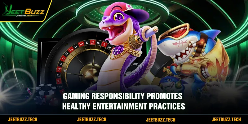 Gaming responsibility promotes healthy entertainment practices