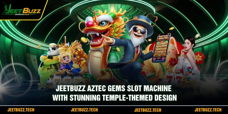 JeetBuzz Aztec Gems slot machine with stunning temple-themed design