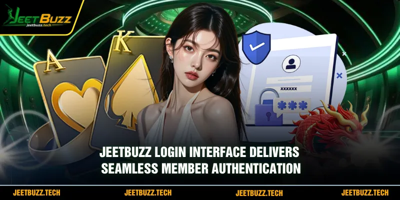 JeetBuzz login interface delivers seamless member authentication