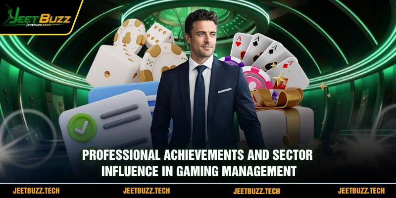 Professional achievements and sector influence in gaming management