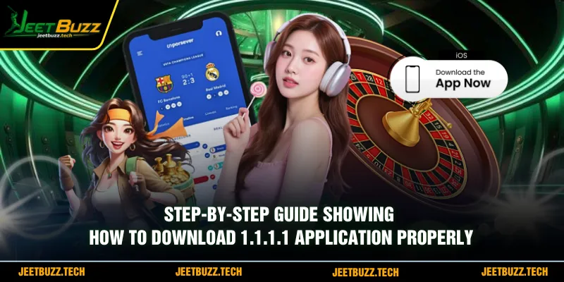 Step-by-step guide showing how to download 1.1.1.1 application properly