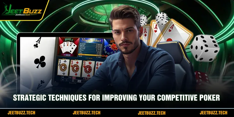 Strategic techniques for improving your competitive poker