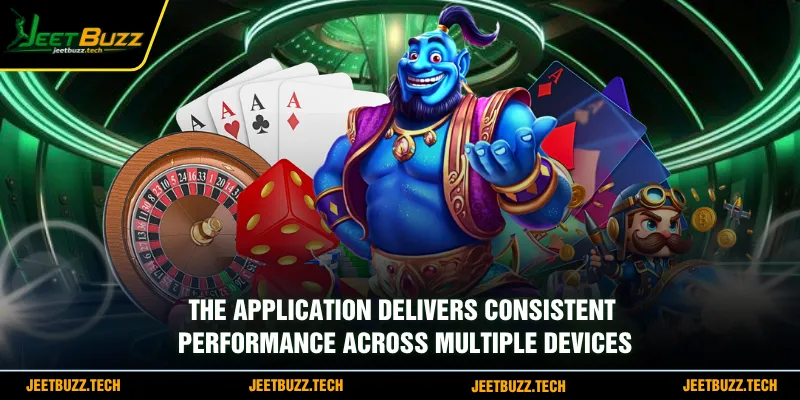 The application delivers consistent performance across multiple devices