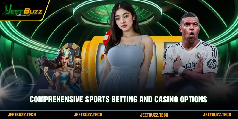 Comprehensive sports betting and casino options